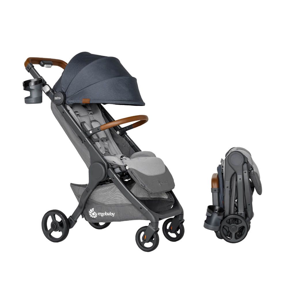 Ergobaby Poussette Metro+ Deluxe Compacte : Gris Bleu