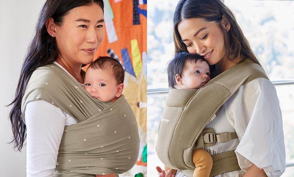 Echarpe de portage extensible ou porte-bébé pour nouveau-né ?