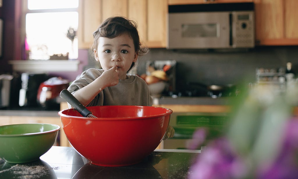 cuisiner avec sa famille