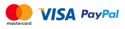 Visa - MasterCard - PayPal