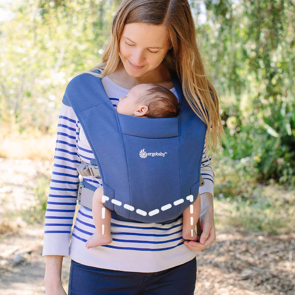 Porte-bébé Embrace Oxford Blue Ergobaby – Comptoir des Kids